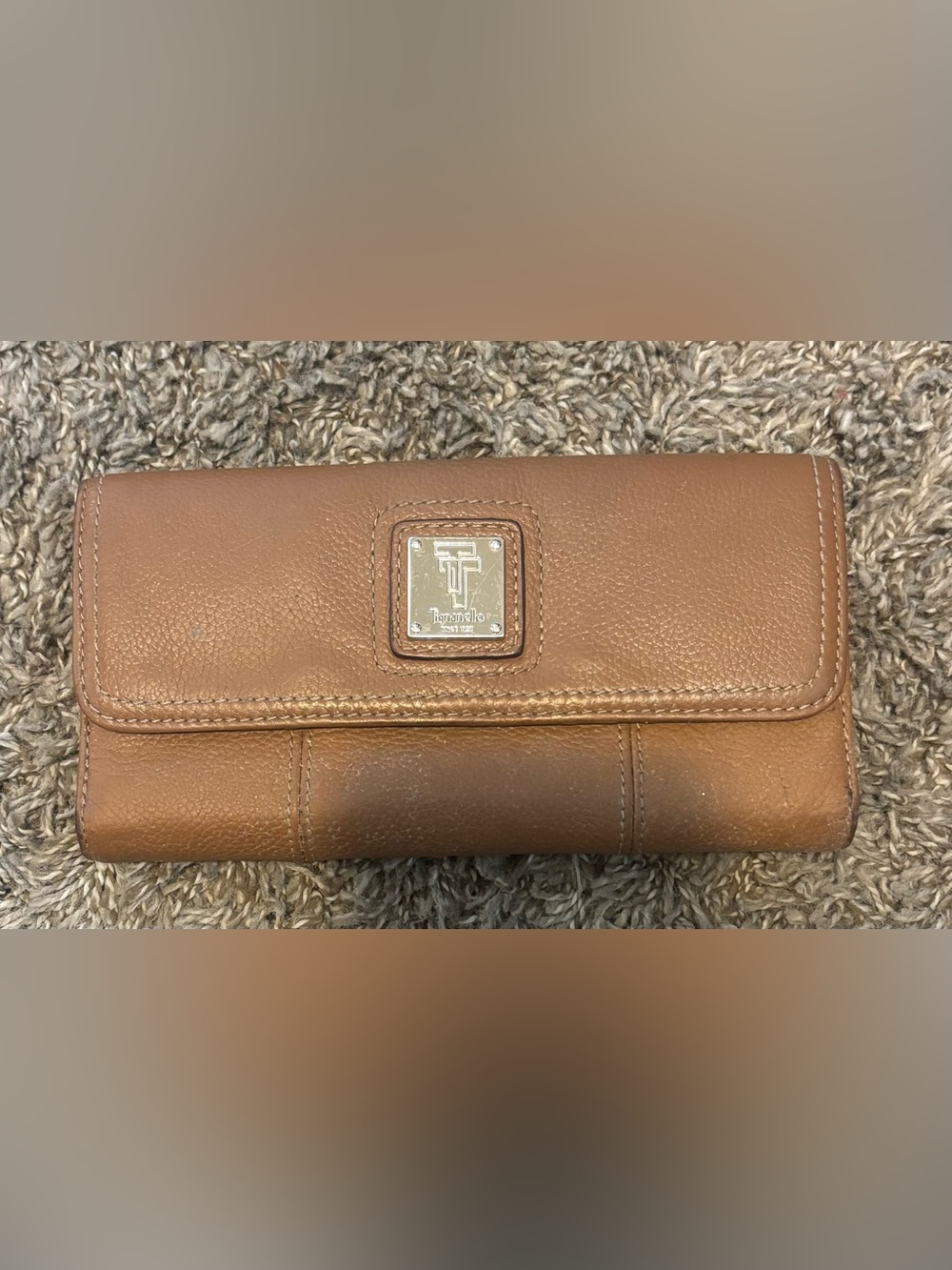 Brown Leather Tignanello Wallet